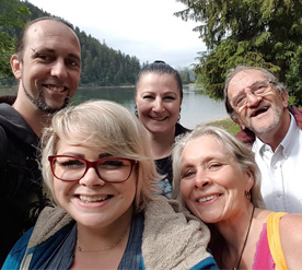 Photo de groupe à la première Vosginades