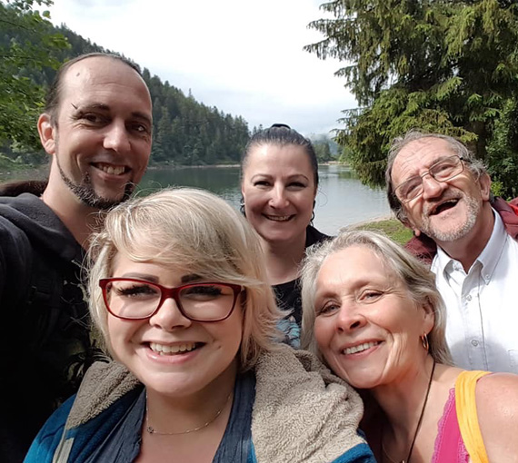 Photo de groupe à la première Vosginade